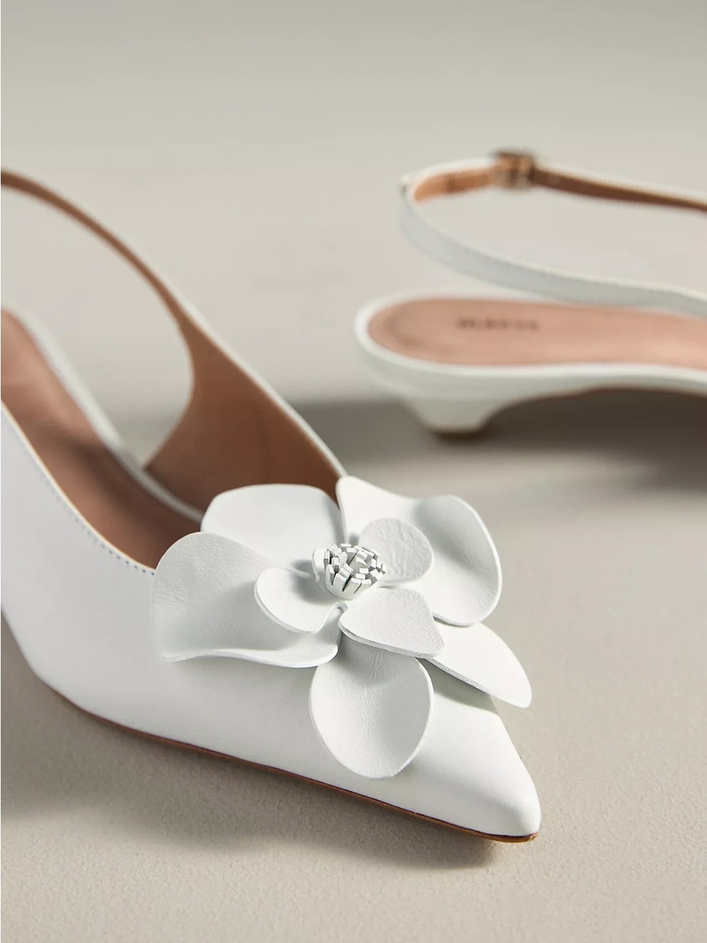 Maeve Floral Slingback Heels Size EU40 New In Box - Picture 2 of 3